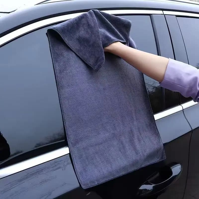 1 piece extra large car towel - Ultra absorbent quick drying cloth, soft, not spread, without strips, 24x35 inches