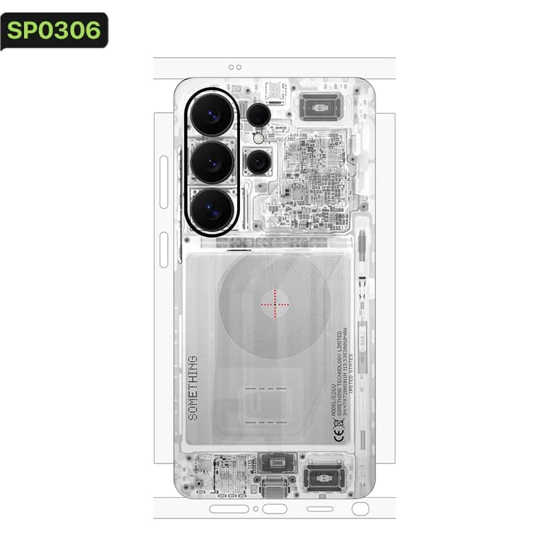 Pellicola Adesiva Effetto Legno per Cover Posteriore Telefono SAMSUNG Galaxy S26 S25 S24 Ultra S23 Plus S22 Ultra S22