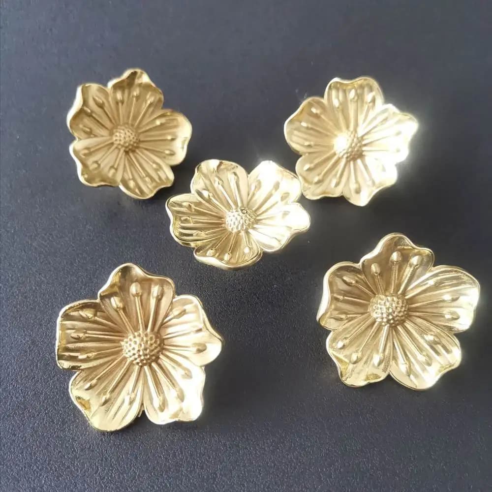 Classic Brass Plum Flower Handle Cabinet Knob Drawer Pull Decorative Furniture Hardware For Cupboard Closet Door