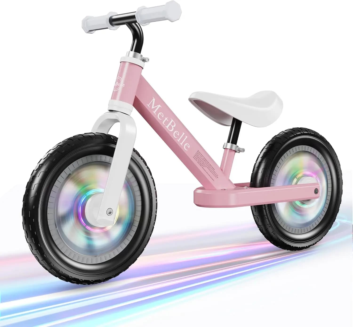 Balance Bike for children from 2 to 5 years old, colorful lighting for children before bicycle, 12 inch ride on training toys for children, children S