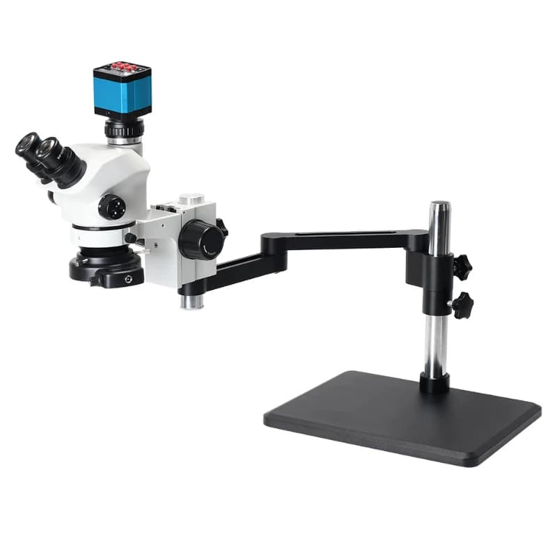 Microscopio binoculare 7-50 volte zoom continuo telefono cellulare riparazione orologio circuito saldatura identificazione diamante