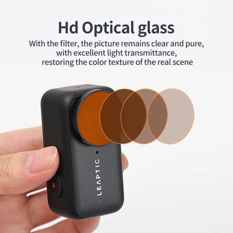 For LEAPTIC Cube Camera Lens Filter UV Protection 15X MACRO Black Mist 1/4 ND8/16/32/64 Dimming CPL STAR NIGHT Filters Accessory