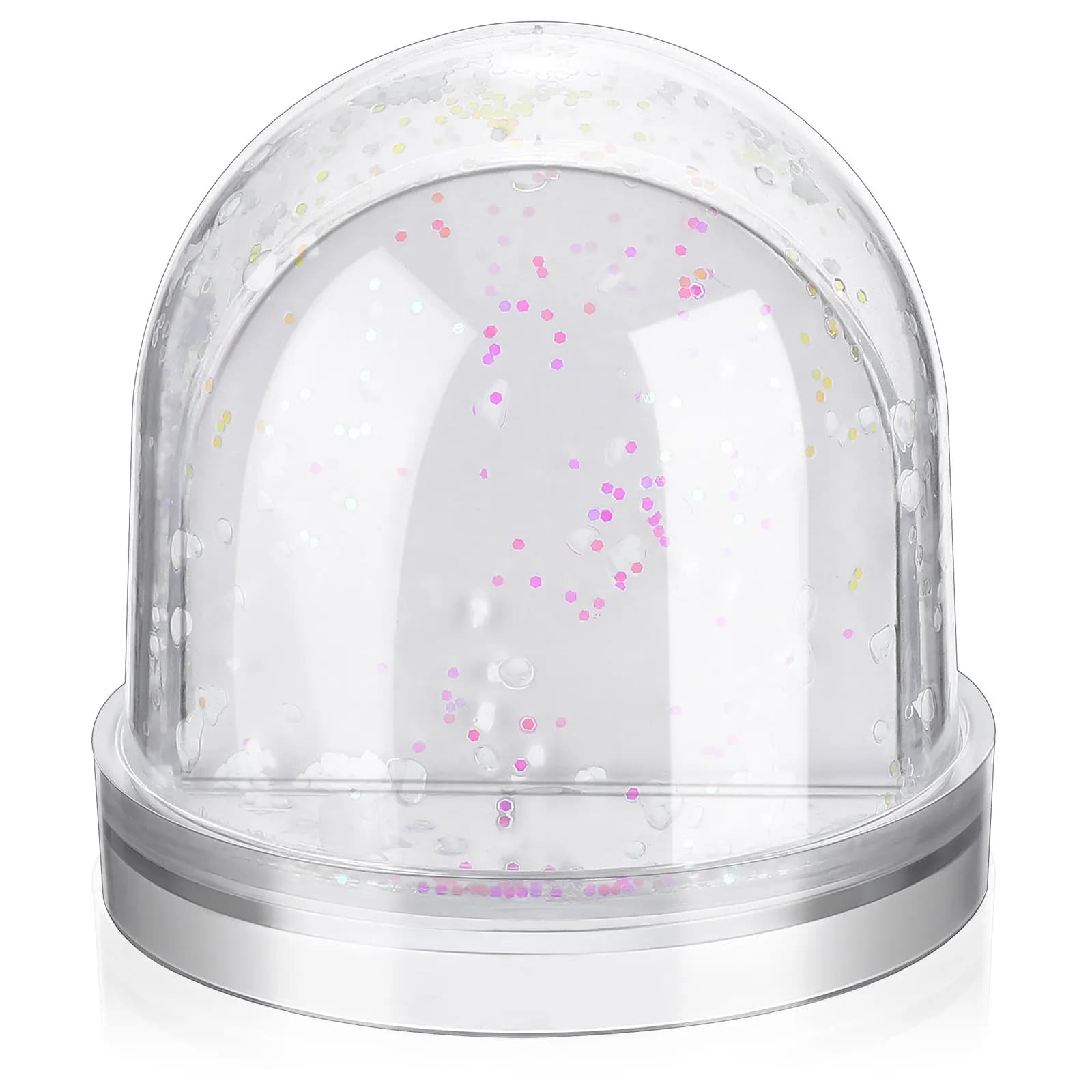 Photo Snow Globe DIY Blank Mini Plastic Snow Globe with Sublimation Paper Picture Frame for Home Decor Snowglobe Picture Frames