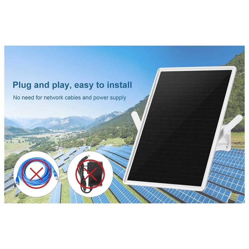 Pannello solare Ripetitore WIFI esterno solare, range extender Wi-Fi resistente alle intemperie-amplificatore segnale Internet wireless 2,4 GHz 20000 mAh
