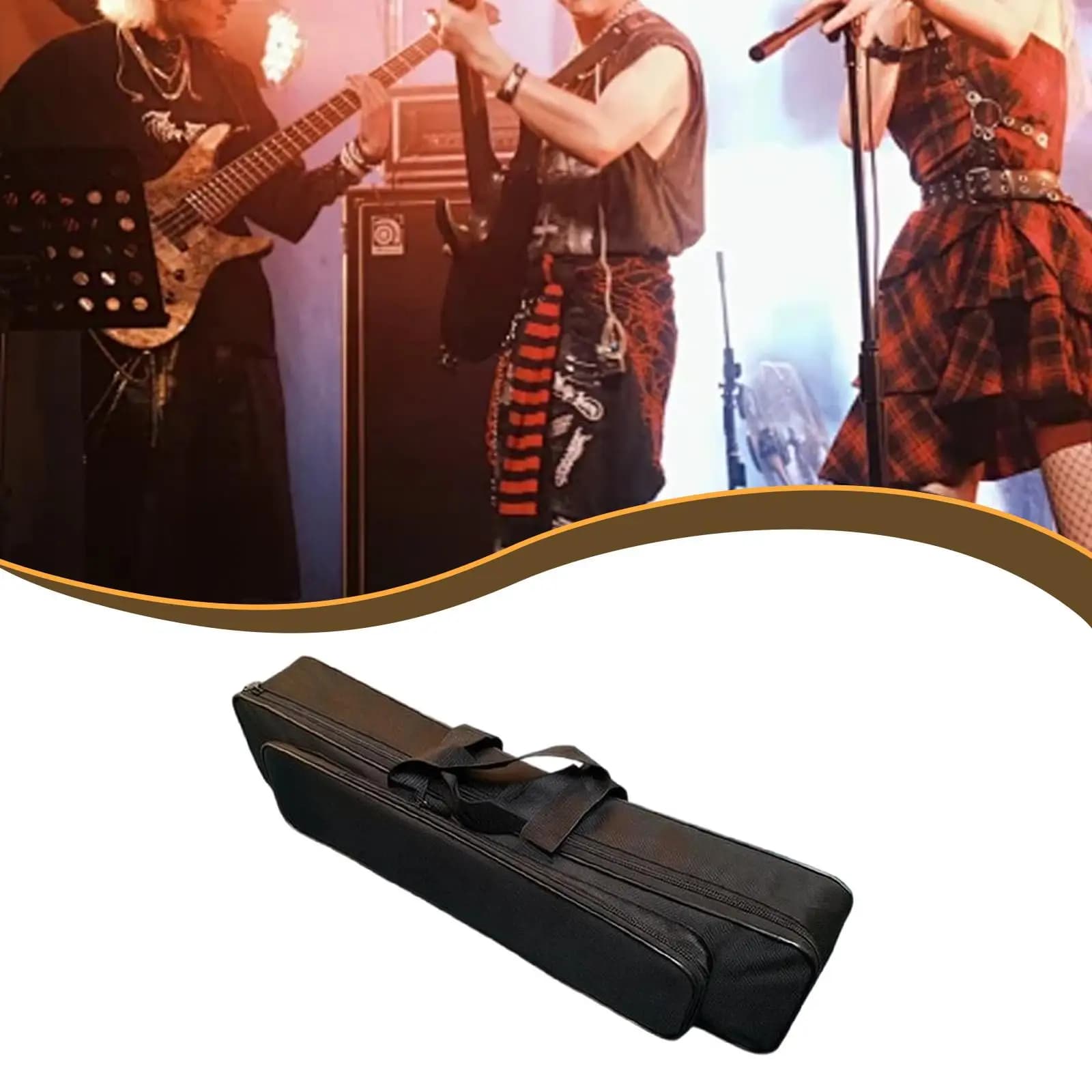 Music Stand Bag Transporting Equipment Tripod Case Equipment Organizer Bag Carrying Case