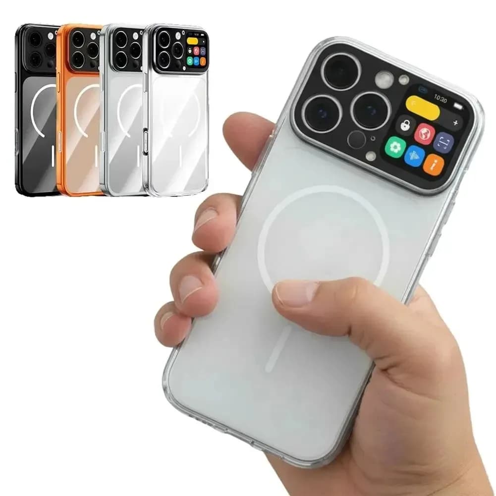 2026 New Dynamic intelligent screen phone protective case photo transfer video playback touch screen for for iPhone 16Pro max