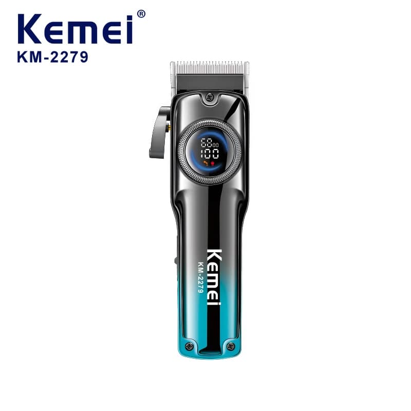 KEMEI Km-2279 Tagliacapelli Professionale, 210 Minuti di Autonomia, Trimmer Elettrico Professionale per Uomo
