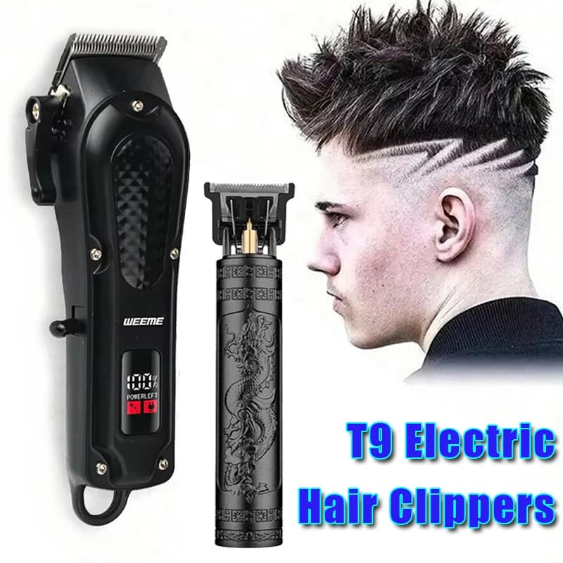 2026 Hot Sale！Electric Hair Cutting Machine Vintage T9 Clipper Hair Rechargeable Man Shaver Trimmer For Mens Barber Professional
