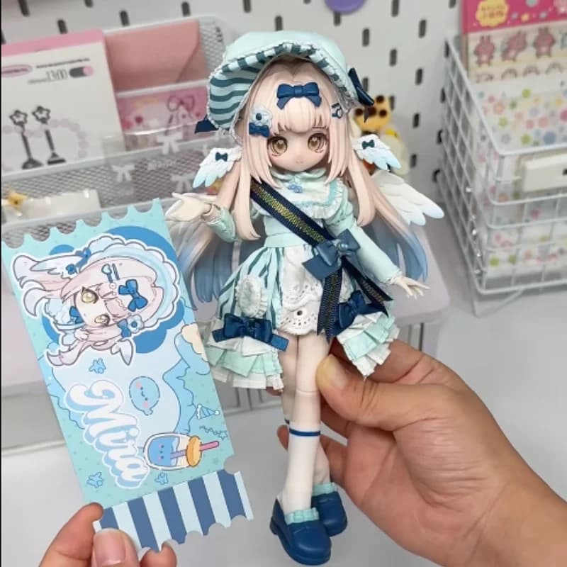 Tency Studio 1/8 Mjd Blind Box 21cm Movable Joint Ball Doll Light And Shadow Academy Series Collectible Desktop Decoration Gift