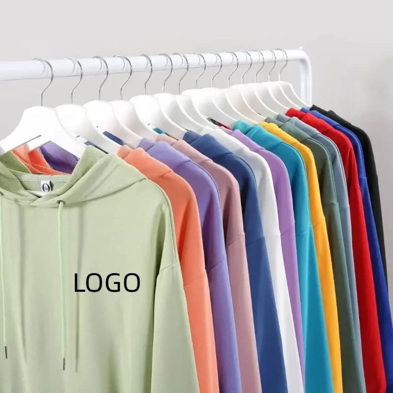 Felpa con cappuccio allentata primaverile e autunnale da uomo con logo personalizzato pullover a spalla grande abbigliamento da lavoro per squadre all'ingrosso