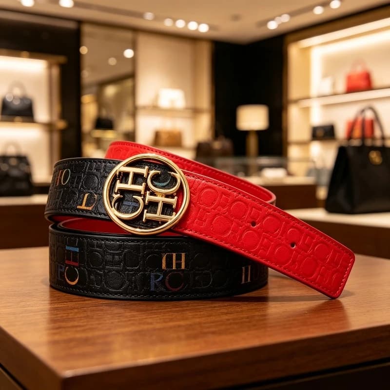 CHHC Women Belt Fashion Waist Strap Gift Box Packaging Hot Sale Casual Lady PU Leather Adjustable Trendy​