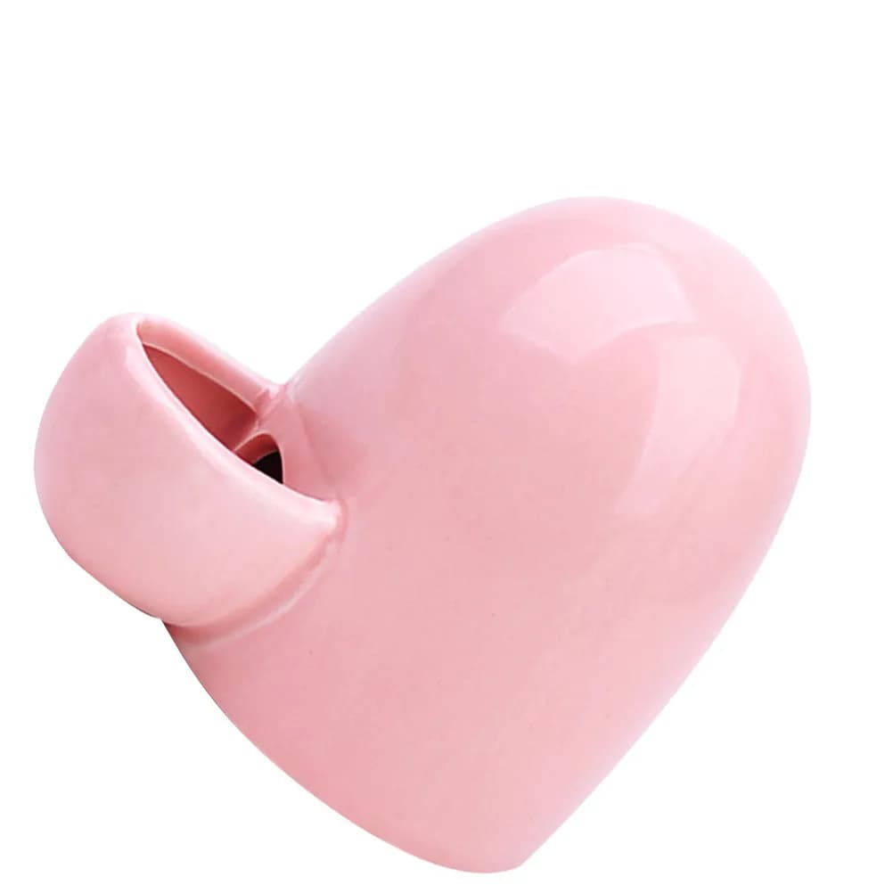 200Ml Ceramic Pet Automatic Feeder Rabbit Hamster Drinking Bowl Water Dispenser Food Container Eco Friendly Safe Home Decoration