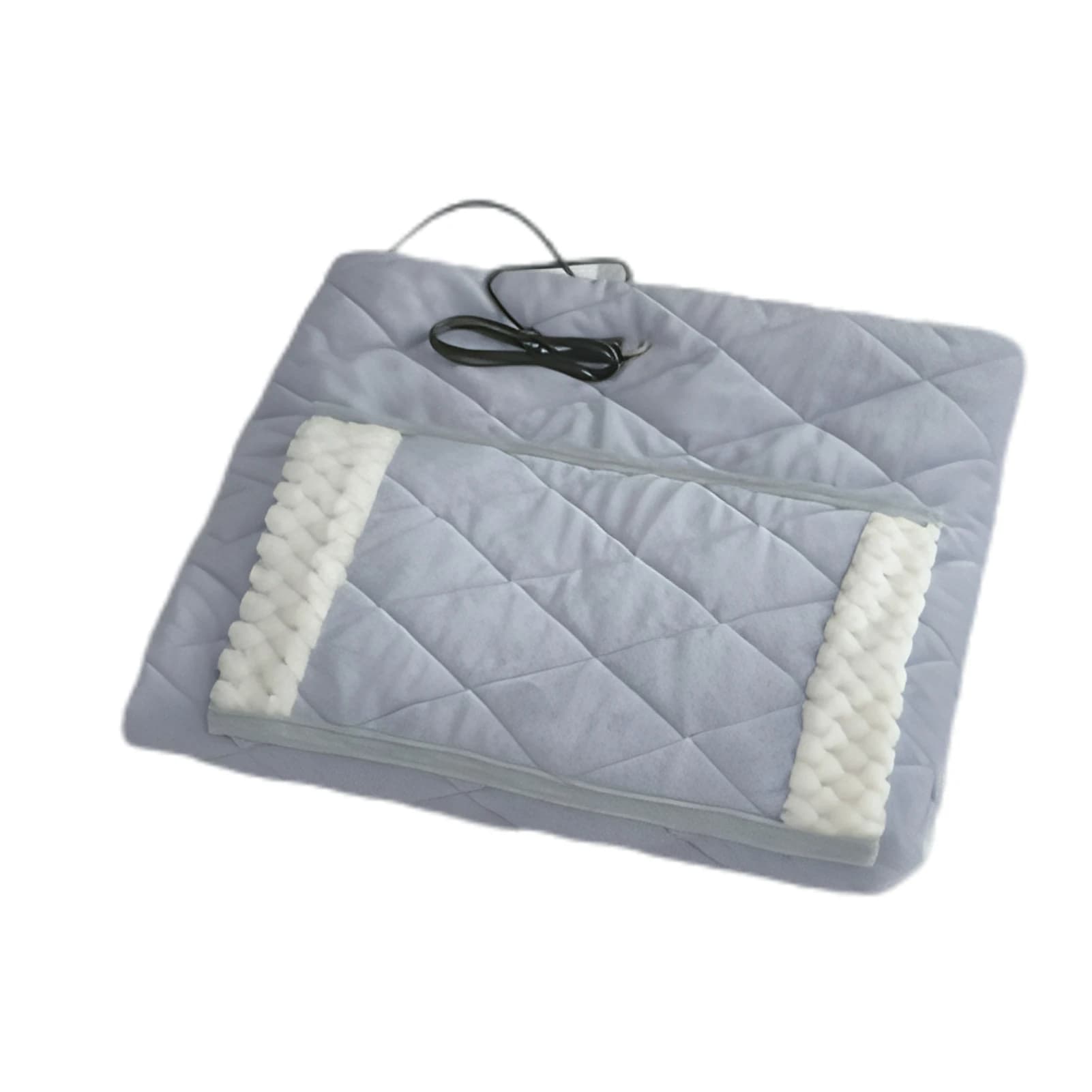 Coperta elettrica multifunzionale USB con cuscino riscaldante per pausa pranzo in ufficio con tasca da viaggio - viola 60x80 cm