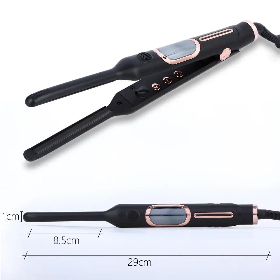 Best Seller Sottile Hair Plate, Mini Hot Hair Plate for Frangia, Small Double Use Plate for Man, Does Not Damage Hair, Portable