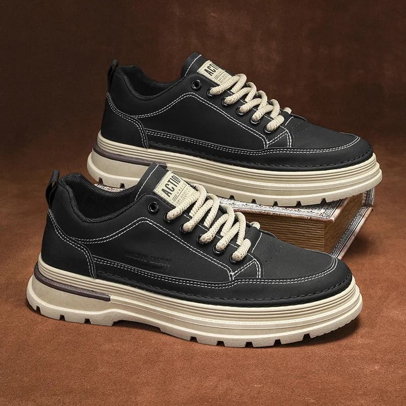 Sneakers Casual Versatili da Uomo, Nuovi Stivali da Lavoro Impermeabili con Suola Spessa, Scarpe da Trekking Originali da Uomo, Zapatos De Hombre
