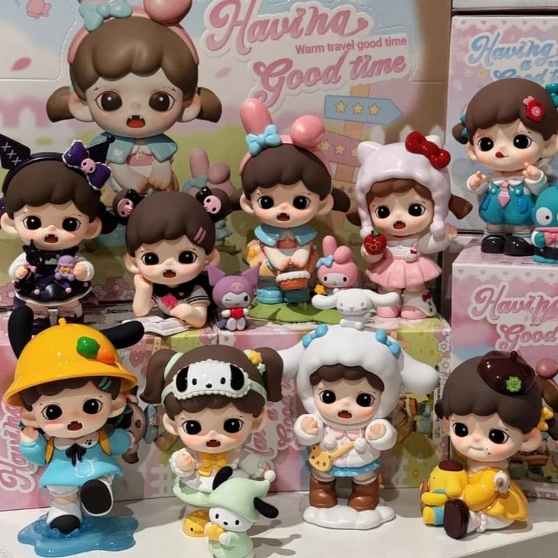 Zoraa Having A Good Times Series Blind Box Surprise Mystery Box Kawaii Cartoon Figures Doll Model Toys Ornaments Customized Gift