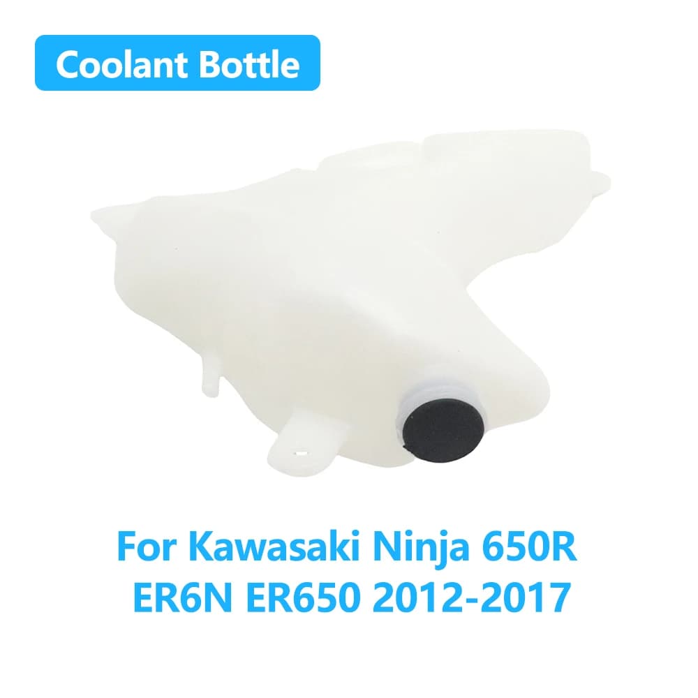 Per Kawasaki Ninja 650R ER6N ER650 2012-2017 2016 2015 2014 2013 Dispositivo di raffreddamento del radiatore Serbatoio dell'acqua Serbatoio della bottiglia del liquido di raffreddamento