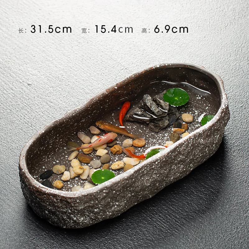 Narciso succulent vase from non porous ceramic flowers copper money grass aquarium imitation stone large pot for hydroponic plants