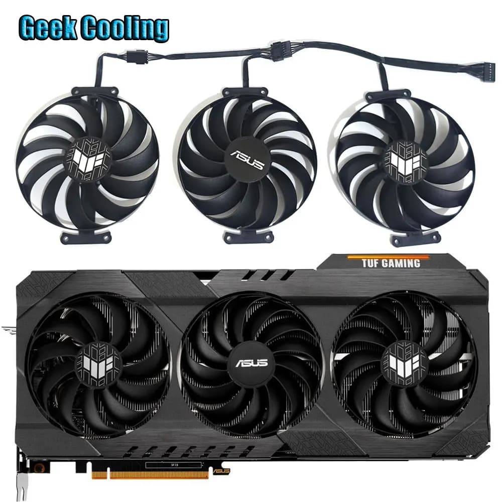 Video card cooling fan 95MM 7PIN CF10U12D FDC10U12D9-C, for ASUS TUF RX 6700XT gateRX 6800 gateRX 6800XT gateRX 6900XT gateRX 6950XT OC Edition