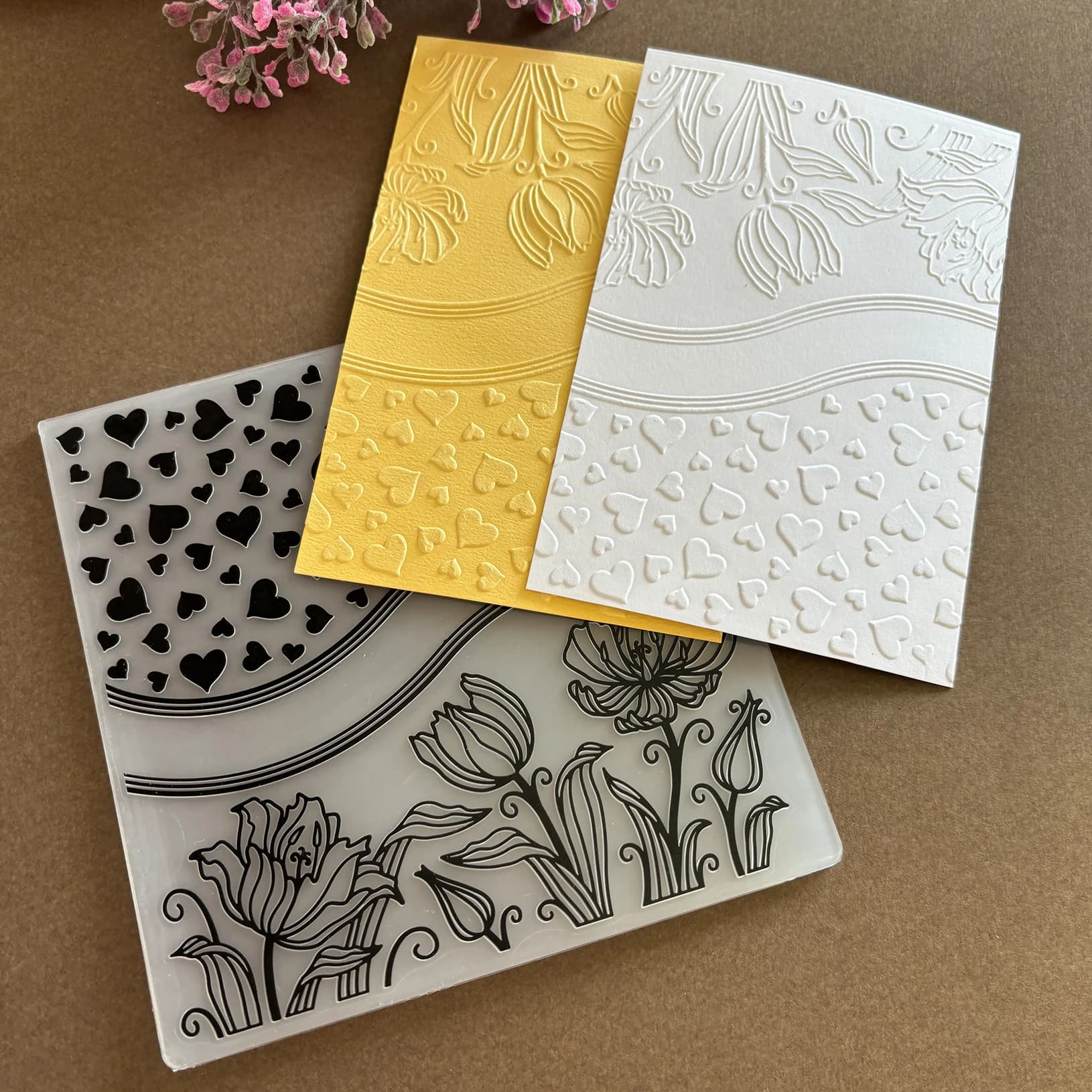 1 piece set of Diy scrapbook paper card craft wedding Christmas series plastic embossed folder transparent stamp