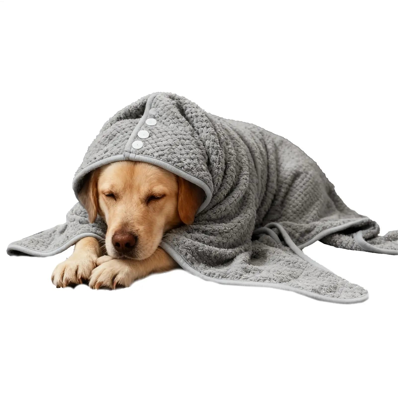 Asciugamano per cani Accappatoio assorbente ad asciugatura rapida Cappotto per animali domestici Vestaglie per cani dopo il bagno per cucciolo Gattino Gatto Spiaggia Piscina Casa Viaggio Bagno