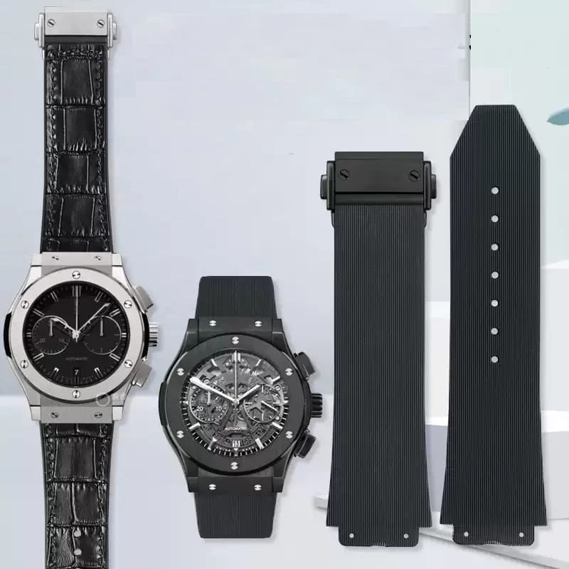 Cinturini per orologi per HUBLOT BIG BANG Silicone 25 * 19mm Cinturino per orologio da uomo impermeabile Accessori per orologi Bracciale in gomma