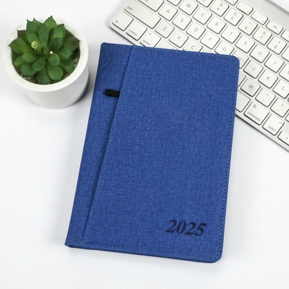 Agenda Planner A5 2025, 156 Pagine, Copertina Morbida in PU, Semplice Quaderno per Appunti e Studio, Pianificatore 12 Mesi