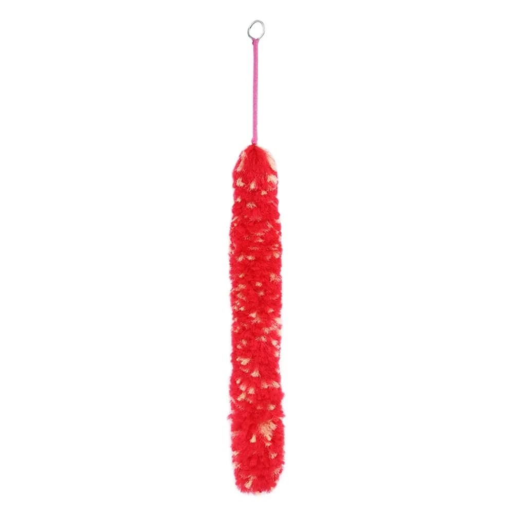 Red Lightweight Nylon Flute Cleaning Brush Practical Hydrating Detergent Cleaning Brush Cleaner for Flute Tools