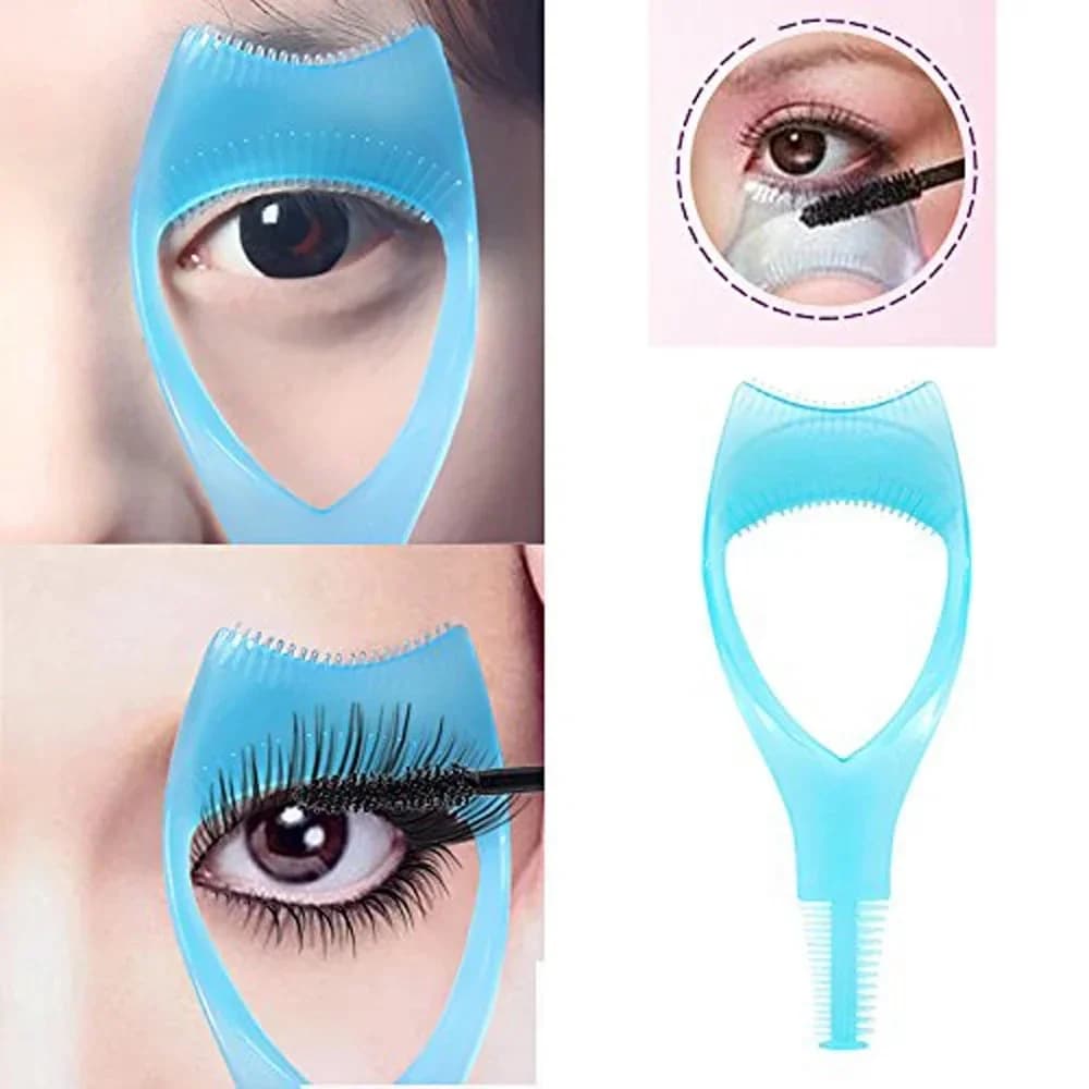 Tool 3 in 1 for Eyelash: Mascara protection, Applyer and Eyelash Guide for Cosmetic Makeup