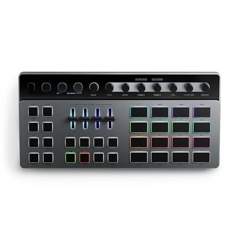 Performing Drum Machine Finger Drum Sequencer Percussion Pad Track Effects