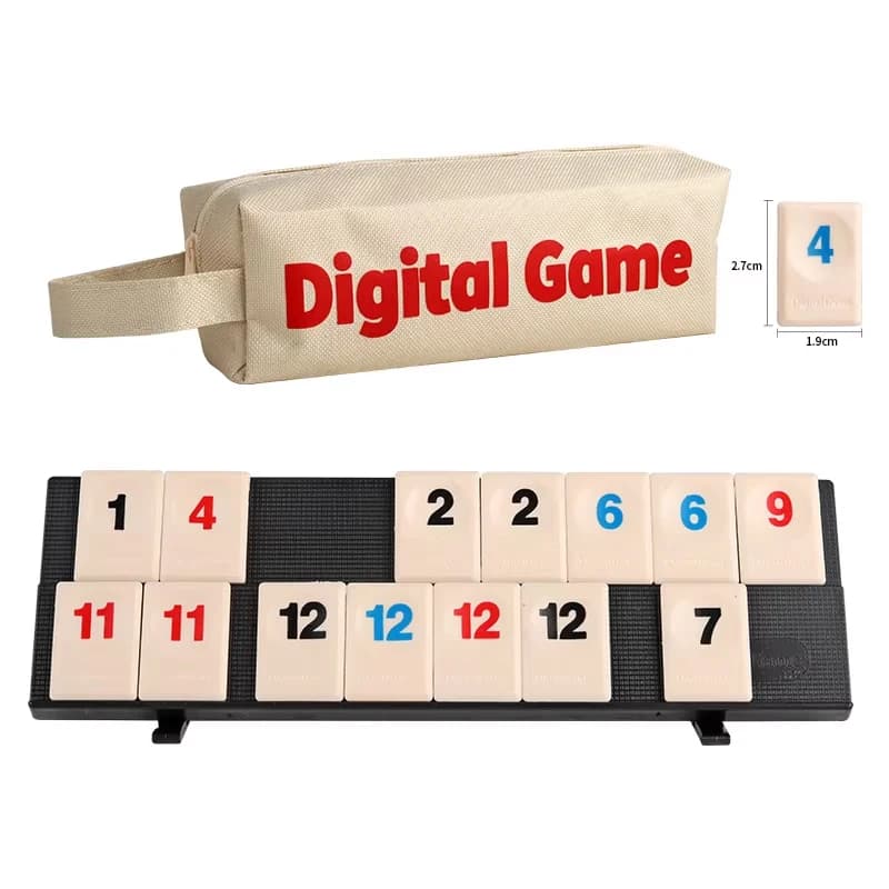Israele Mahjong Rummy Numero di carte Treno messicano Domino Gioco Gioco da tavolo tradizionale per l'intrattenimento