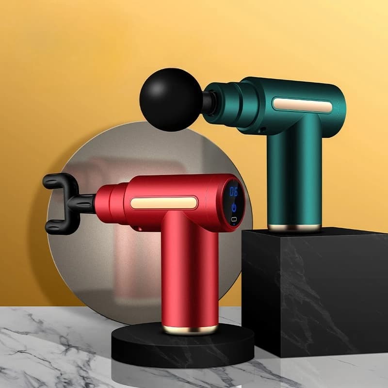 Compact Mini Massage Fascia Gun For Muscle Relaxation Pain Relief Lightweight Handheld Massager For Gym Office Outdoor Travel