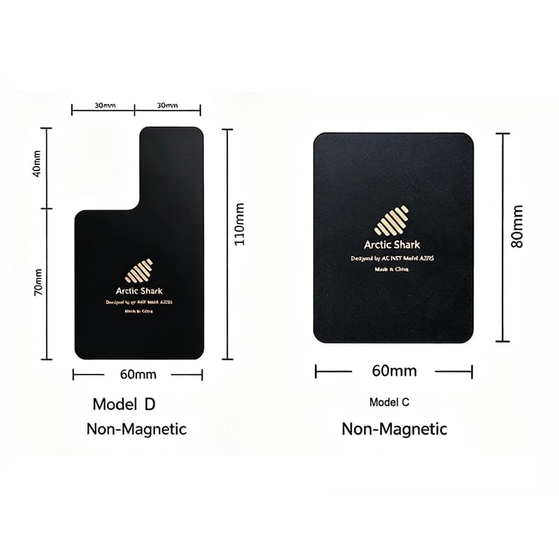 Arctic Shark Non-Magnetic Copper Heat Sink for Phone Tablet Semiconductor Cooling Vapor Chamber Gaming Heat Dissipation