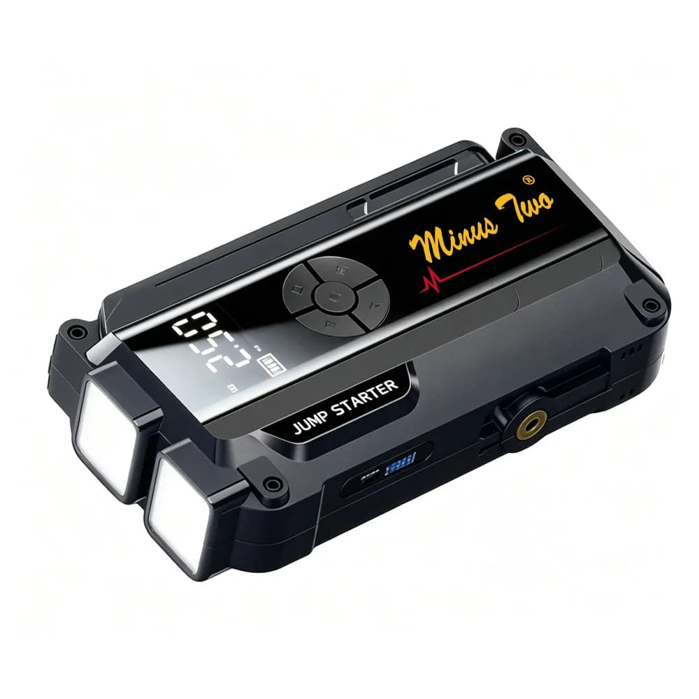 Avviatore d'Emergenza per Auto con Power Bank, Pompa d'Aria Portatile 150PSI, Dispositivo di Avviamento di Emergenza per Batteria Auto 2026