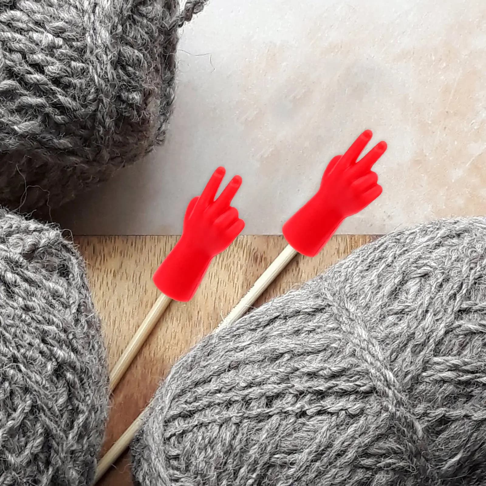 6 Pezzi Protezioni in Silicone Anti-Caduta per Punte di Ferri da Maglia, per Uncinetto, Cucito, Artigianato Fai-da-Te