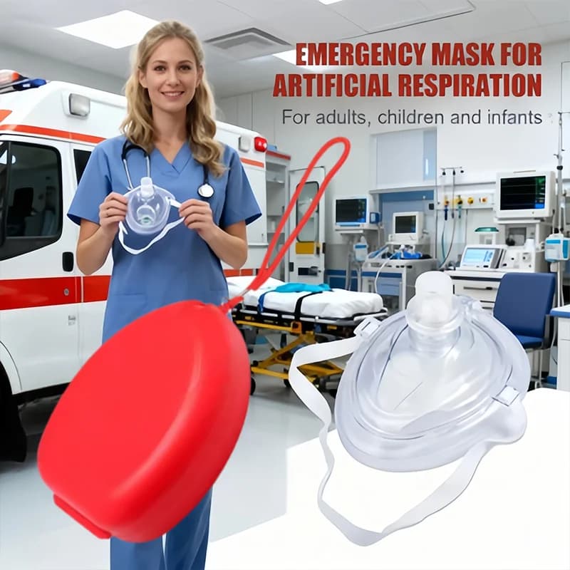 1Pc Artificial Breathing Valve Unidirectional Suction Mask CPR Suction Mask Protecting Salvators Mask Accessories