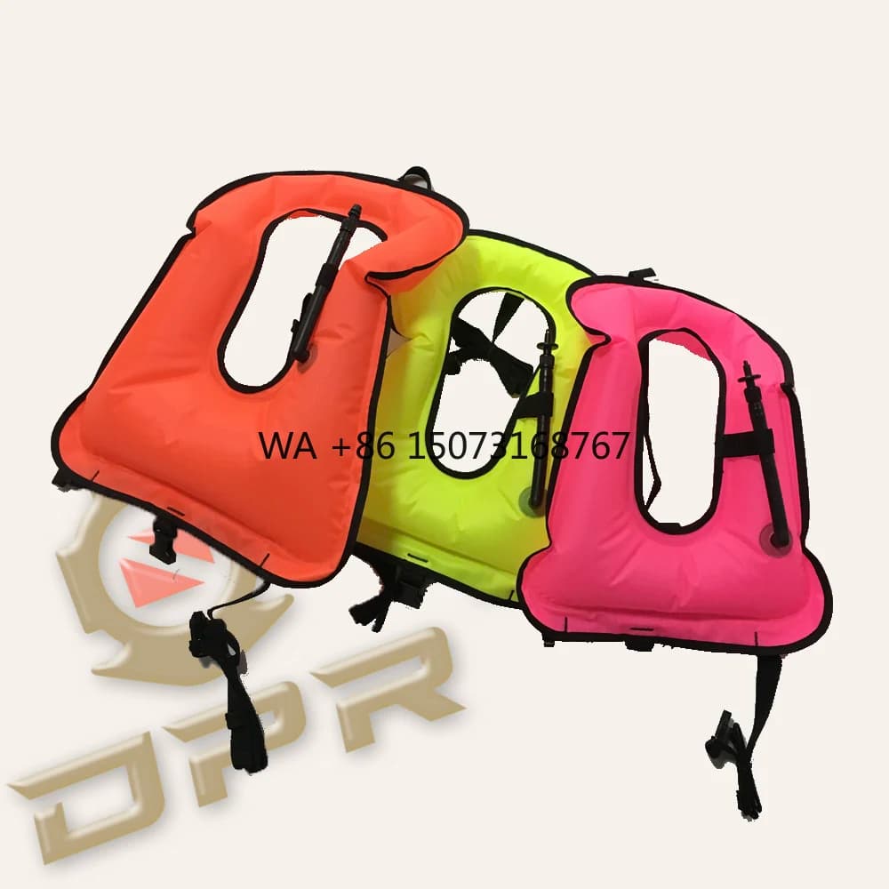 DPR brand snorkeling vest made of eco-friendly nylon with TPU composite