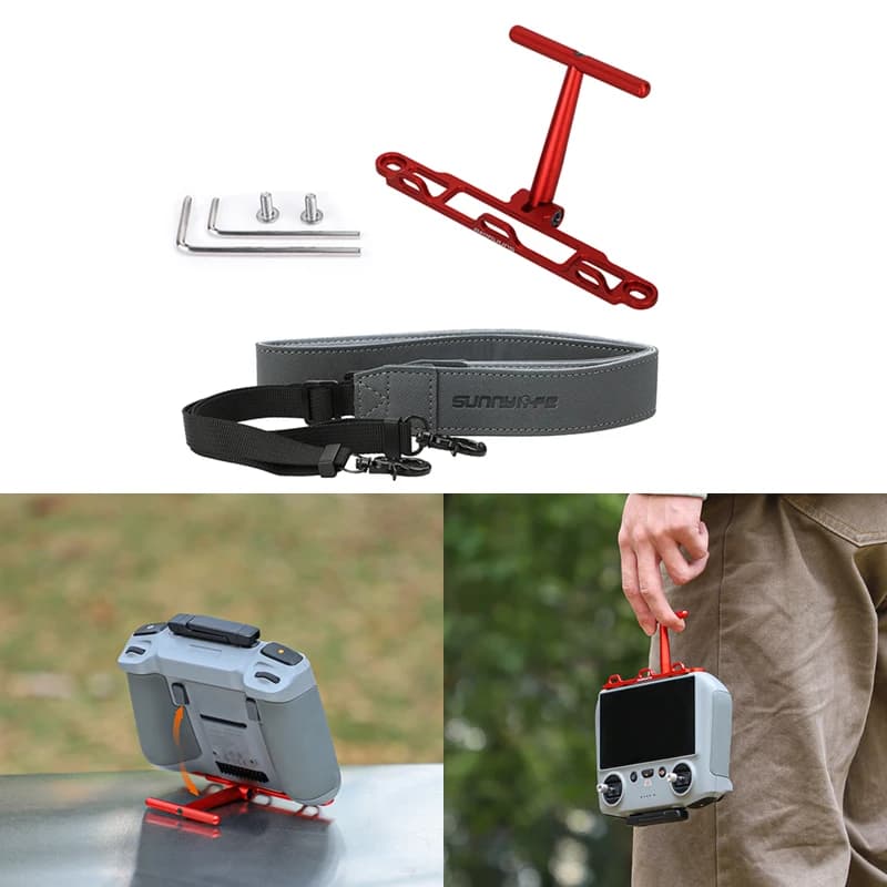 2 in1 maniglia supporto staffa collo cordino supporto cinturino supporto per telecomando RC RC2 con schermo DJI Mini 4Pro /mini 3 3pro Drone