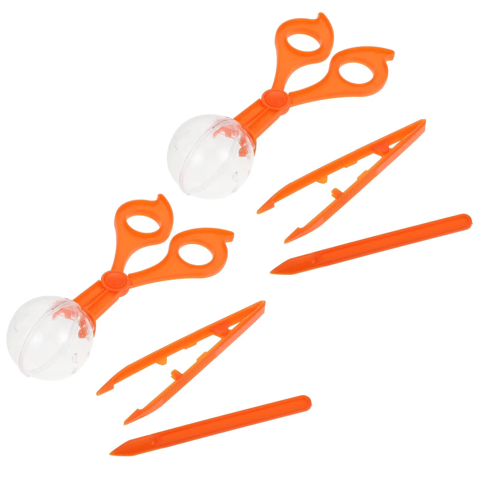 2Sets Insect Catching Tool for Kids Outdoor Science Exploration Educational Natural Compact Lightweight