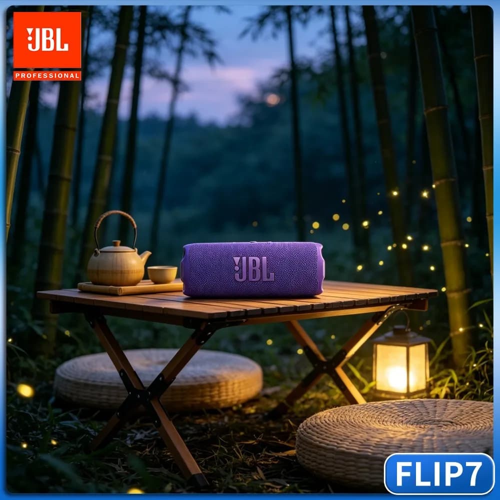 Brook Mesa Crisp Bass JBL FLIP7 Wireless Audio RGB IP67 Waterproof Handsfree Stereo TF Card USB Garden Device