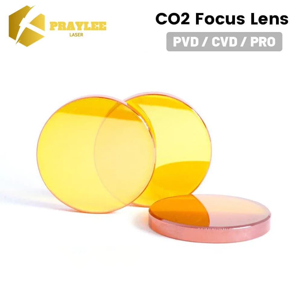 Focus lens CO2 Praylee USA CVD ZnSe Dia 12 15 18 19.05 20 FL 38.1 50.8 63.5 76.2 101.6 for CO2 laser engraving cutting machine