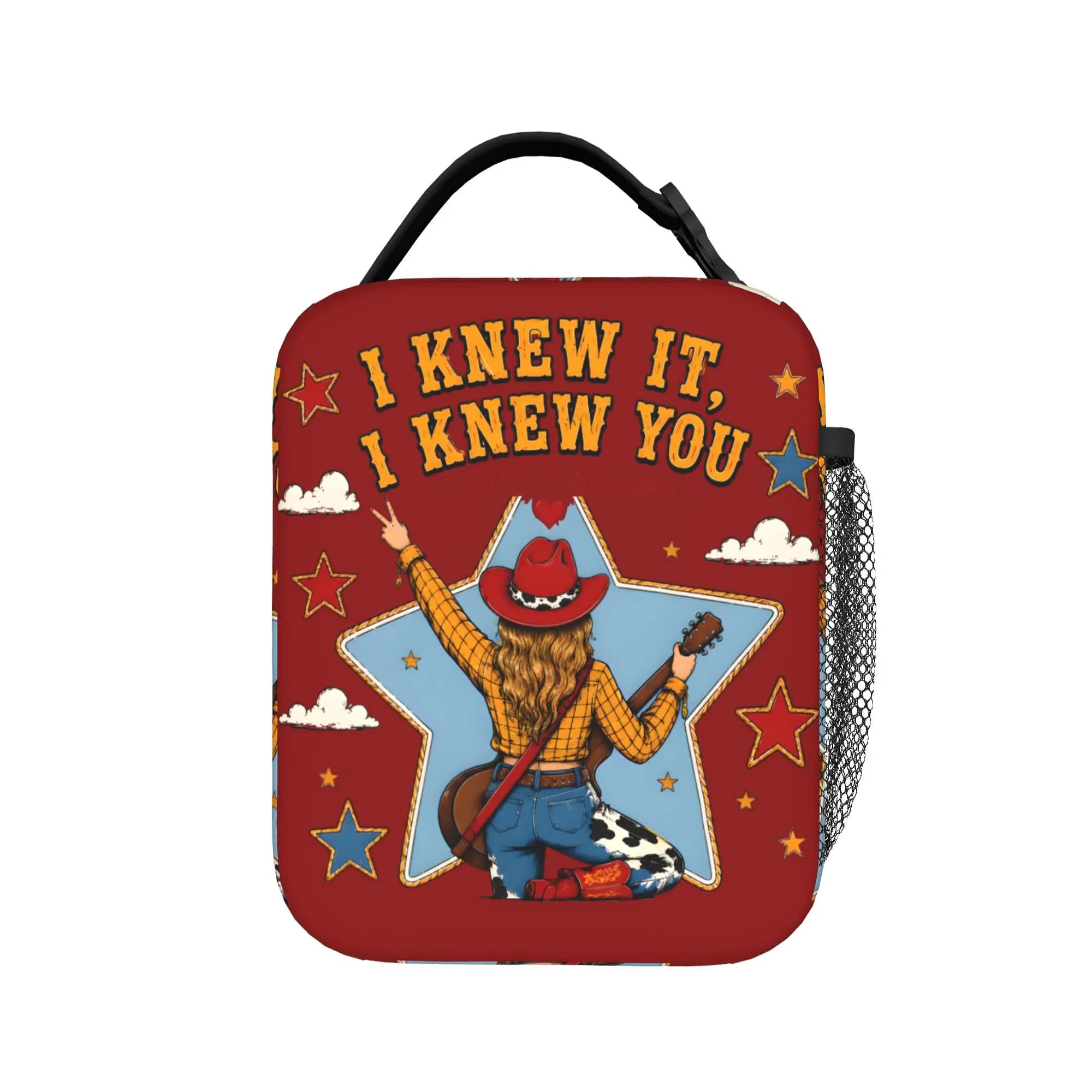 I Knew It I Knew You Western Cowgirl Insulated Lunch Bags Cooler Bag Meal Container TS5 Tote Lunch Box for Men Women Office