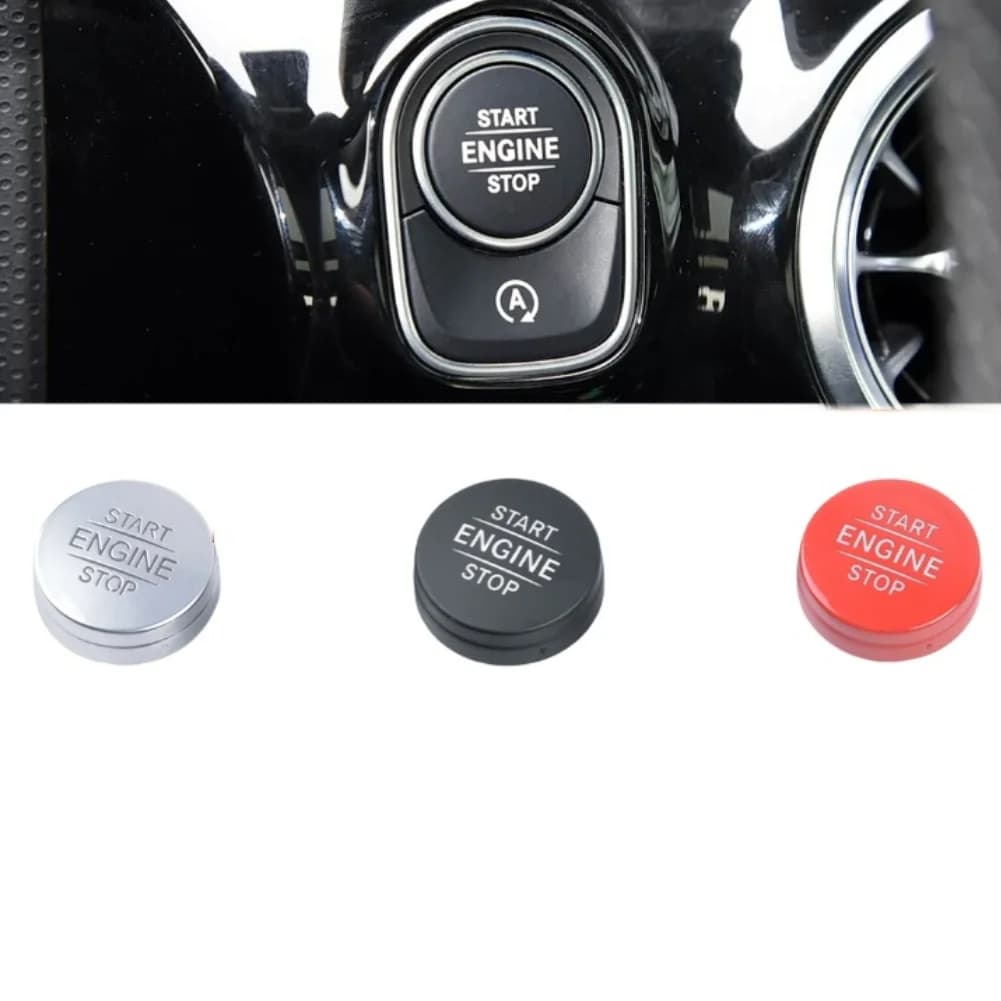 For Mercedes For A-ClFor Ass For W177 StFor Art Button Cover PlFor Astic Ring for One-Touch Ignition 1779051001