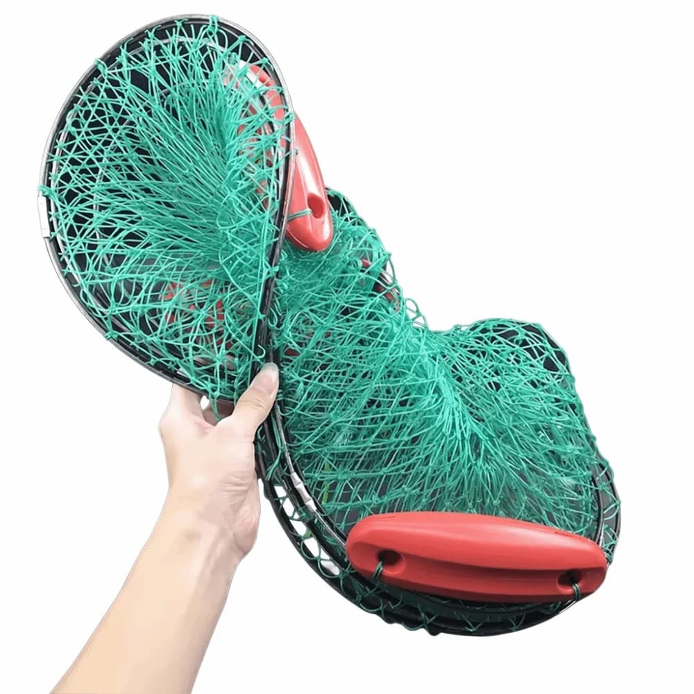 Durable Three Drift Fishing Net Bag Water-floating Quick Drying Fish Basket Thickened Collapsible Fishing Net Pocket Sea Fishing
