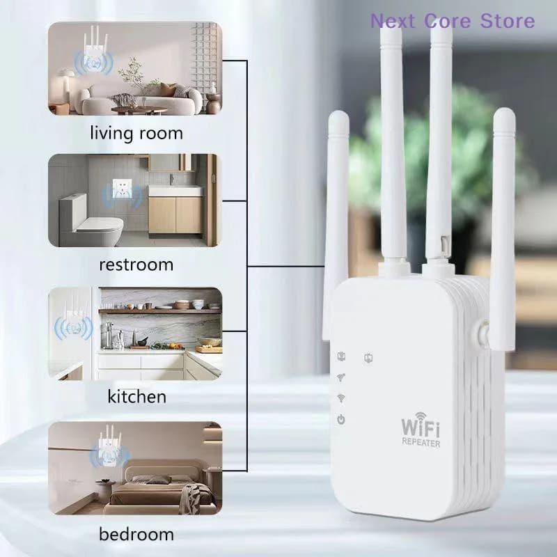 [NC]1Pcs 5G/2.4G Signal Router 300Mbps Wireless WiFi Repeater 802.11N Long Range Wireless WiFi Extender Amplifier WIFI Booster