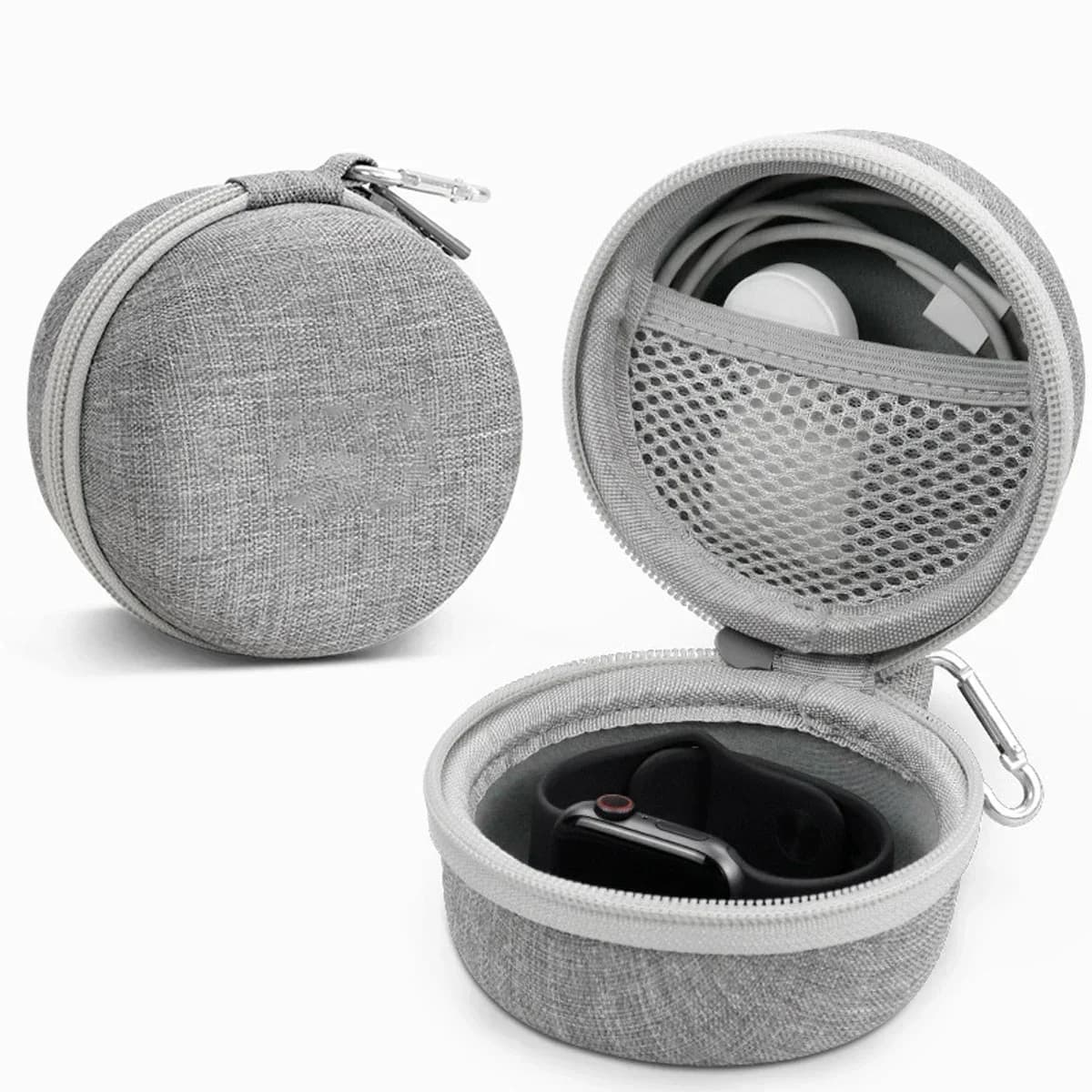 Organizzatore per orologi per Apple Watch Cavo dati per caricabatterie Custodia per cuffie Custodia protettiva rigida per Samsung Galaxy Watch