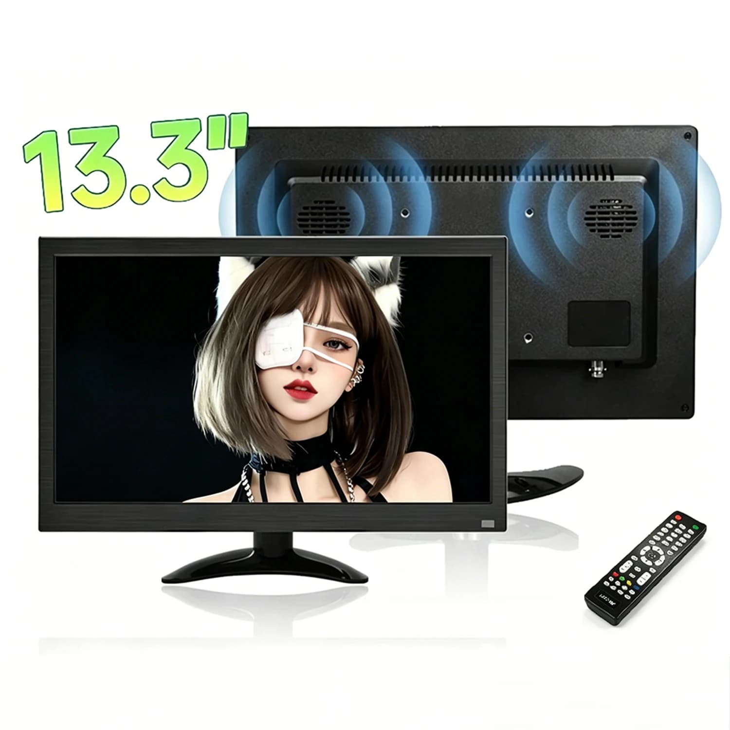 13.3-inch HD 1366x768 Monitoring Display with AV BNC HDMI USB VGA Interfaces for Clear Visuals And Easy Connectivity