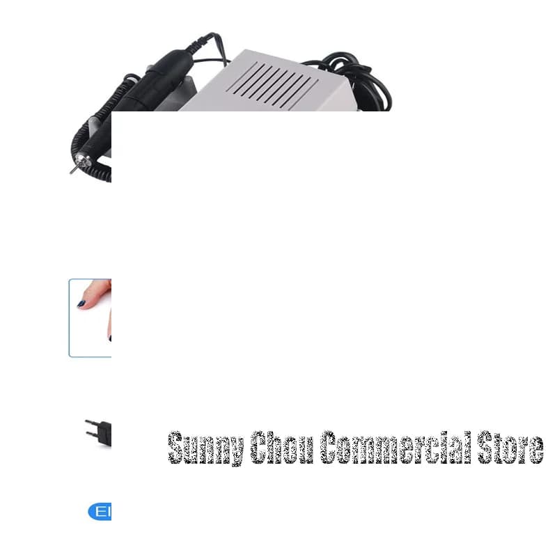 Set Macchina per Manicure 204, Trapano Elettrico per Unghie 35000RPM, Strumento per Lucidatura Gioielli, Lima per Unghie, Attrezzatura Professionale per Pedicure