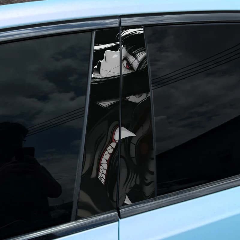 1 Binary Girl Elements Vinyl Car Sticker, scratch-resistant, self-mounting B adhesive