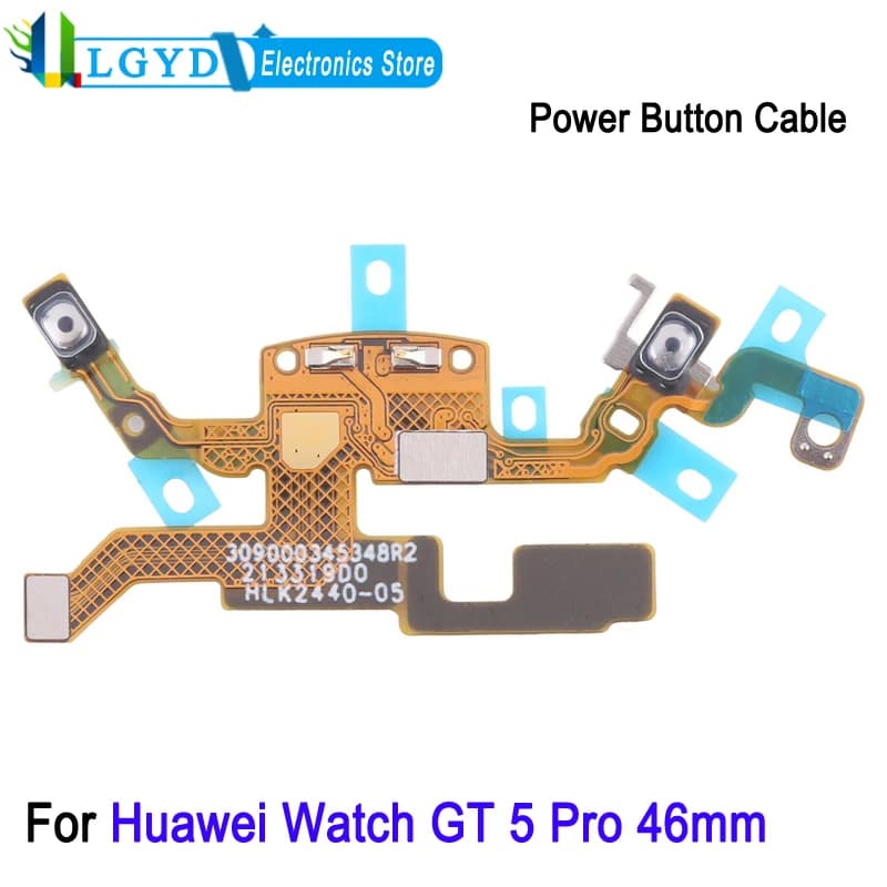 Flexible Power Button Repair Cable for Huawei Watch GT 5 Pro 46mm VLI-B29, Smartwatch Cable Spare Parts